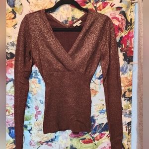 Cache Dark Purple Sweater